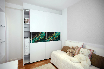 Dekorativní samolepka na nábytek Malachit