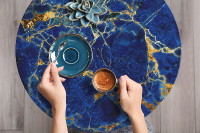 Dekorativní samolepka na nábytek Modrý mramor