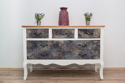 Dekorativní samolepka na nábytek Vinatge maki loft grunge