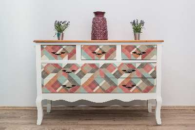 Nálepka na nábytek Patchwork retro styl