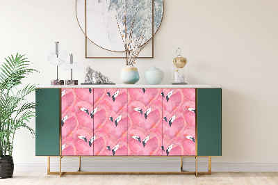 Nálepka na nábytek Flamingos