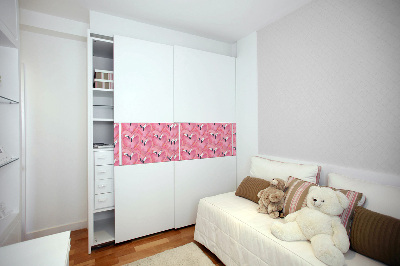 Nálepka na nábytek Flamingos
