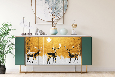 Dekorativní samolepka na nábytek Tři jeleny