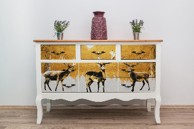 Dekorativní samolepka na nábytek Tři jeleny