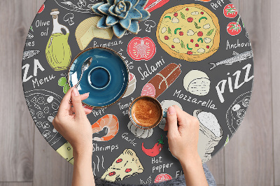 Dekorativní samolepka na nábytek Nabídka pizzy