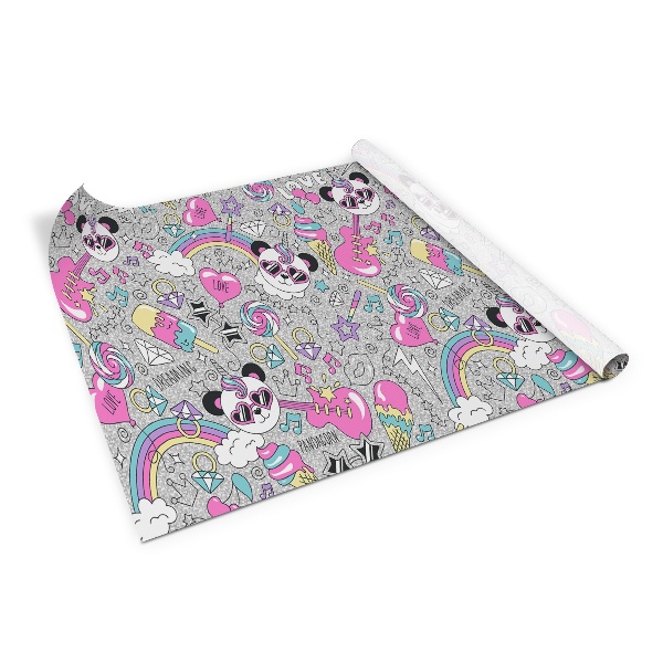 Dekorativní samolepka na nábytek Panda Rainbow Diamonds