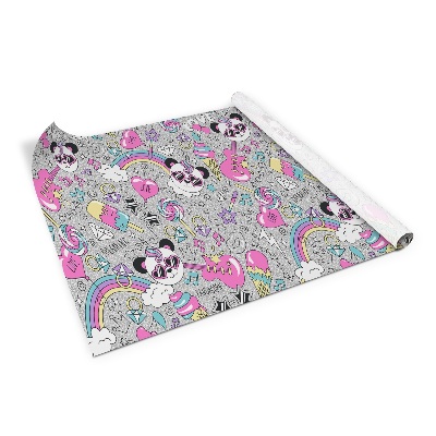 Dekorativní samolepka na nábytek Panda Rainbow Diamonds