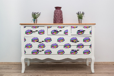 Dekorativní samolepka na nábytek hamburgery