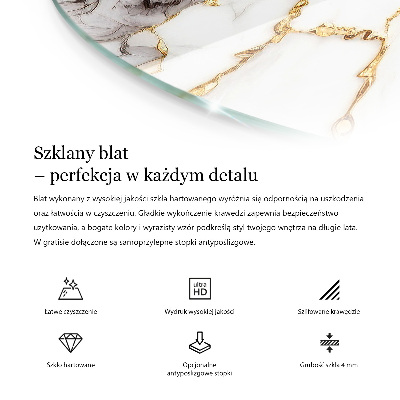 Deska stolu Elegantní jednolitá černá