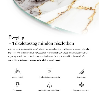 Deska stolu Elegantní jednolitá černá
