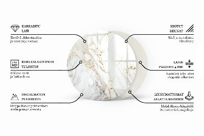 Deska stolu Mramorové žilky v designu