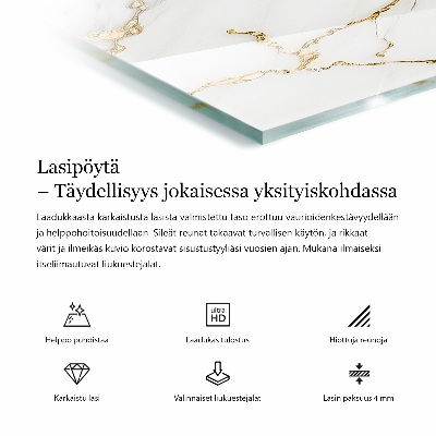 Stolní deska Mramorový motiv v přírodním stylu