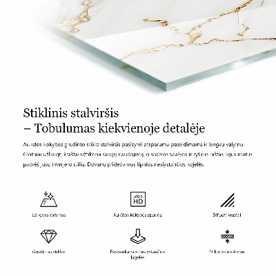 Stolní deska Mramorový motiv v přírodním stylu