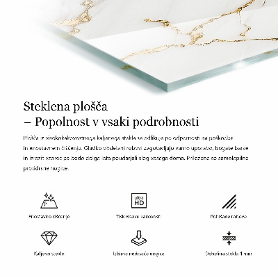 Stolní deska Mramorový motiv v přírodním stylu