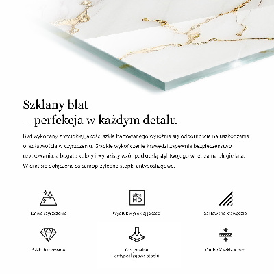 Stolní deska Mramorové žilky v designu