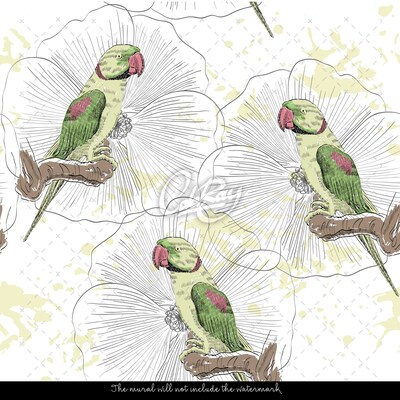 Fototapeta Rajské papoušci v zeleni