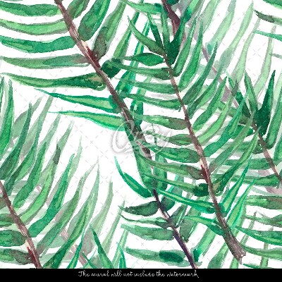 Fototapeta Nakloněné palmové listy