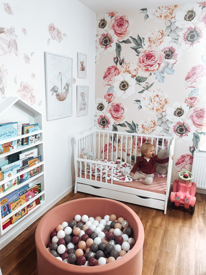 Fototapeta Pastelový květinový sen