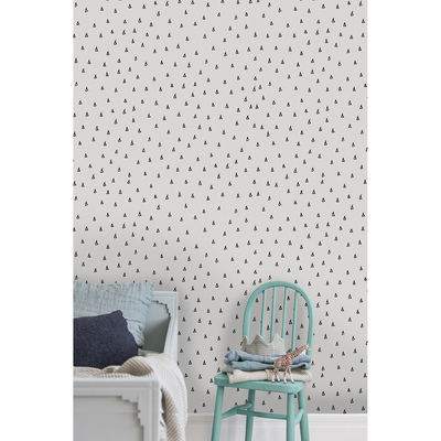 Fototapeta Černé minimalistické trojúhelníky