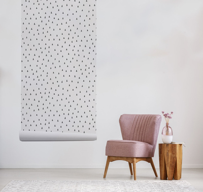 Fototapeta Černé minimalistické trojúhelníky