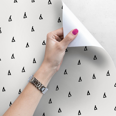 Fototapeta Černé minimalistické trojúhelníky