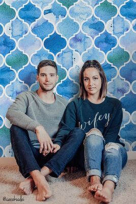 Fototapeta Modrý Marrákeše