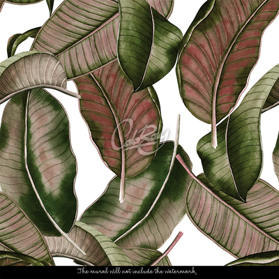 Fototapeta Tropické listy v podzimních barvách