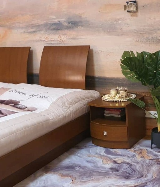 Fototapeta Teplá krajina v dopoledních hodinách