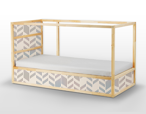  Samolepky Ikea Kura Bed Moderní vzorek čod