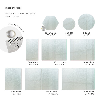 Skleněná deska do kuchyně kulatá Poloprůhledná