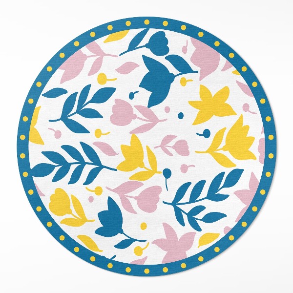 Ilustrace pastelové květiny rostliny