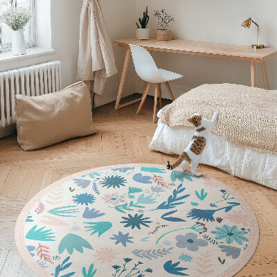 Pastelové květiny a rostliny boho