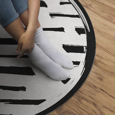 Kulatý vinylový koberec Minimalistická moderní abstrakce