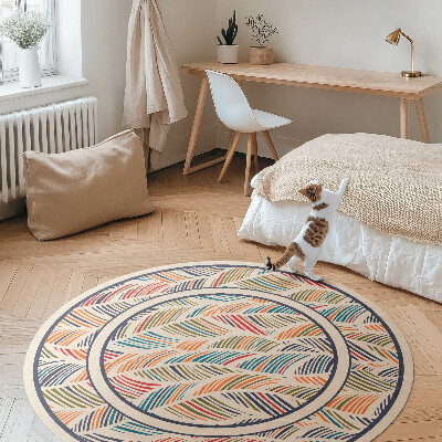 Barevné abstraktní listy boho