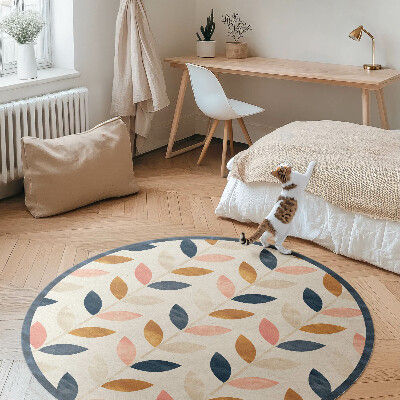 Drobné lístky akvarelový styl boho