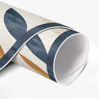 Drobné lístky akvarelový styl boho