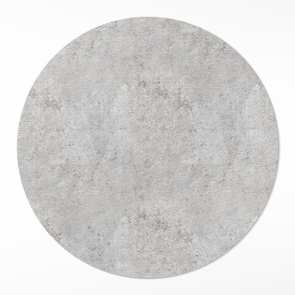 Kulatý vinylový koberec Surový kámen industriální beton