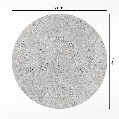 Kulatý vinylový koberec Surový kámen industriální beton