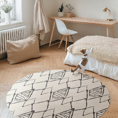 Horská vrcholky vzor boho abstrakce