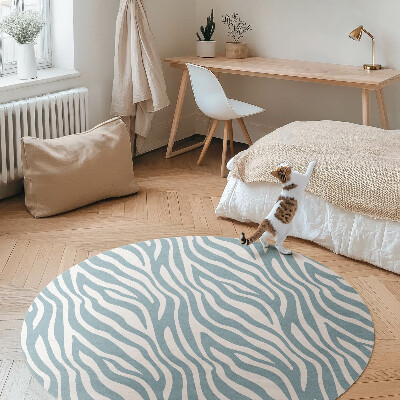 Abstraktní boho vlny v pastelové modři