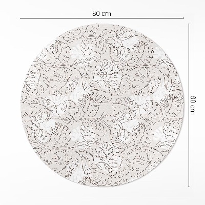 Minimalistické listy boho monstera