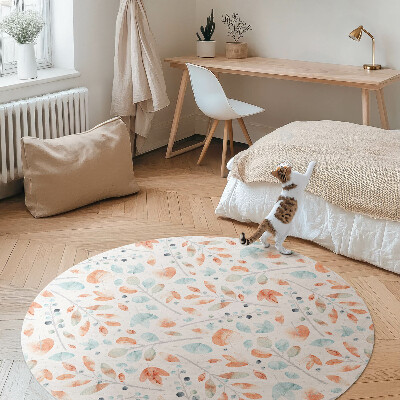 Akvarelové větvičky a lístky boho