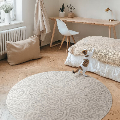 Abstraktní orientální tvary linie boho