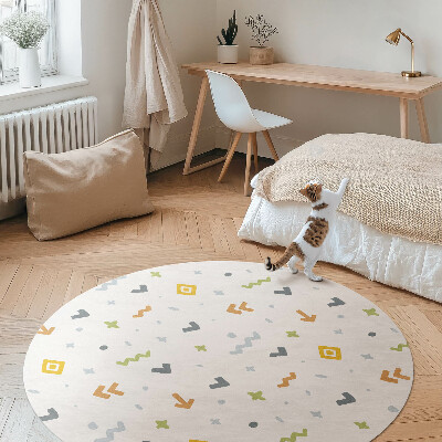 Pastelové ikony a tvary styl boho