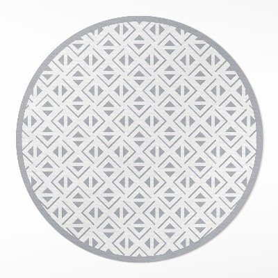 Kulatý vinylový koberec Geometrický minimalistický vzor