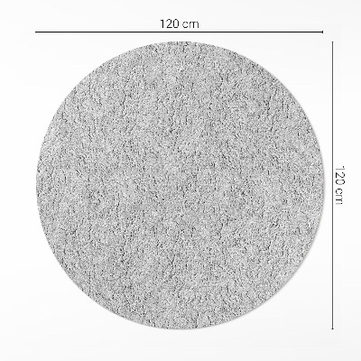 Kulatý vinylový koberec Drsná textura módní kámen