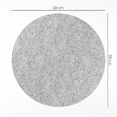 Kulatý vinylový koberec Drsná textura módní kámen