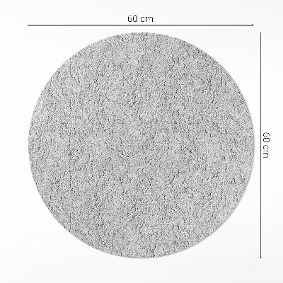 Kulatý vinylový koberec Drsná textura módní kámen