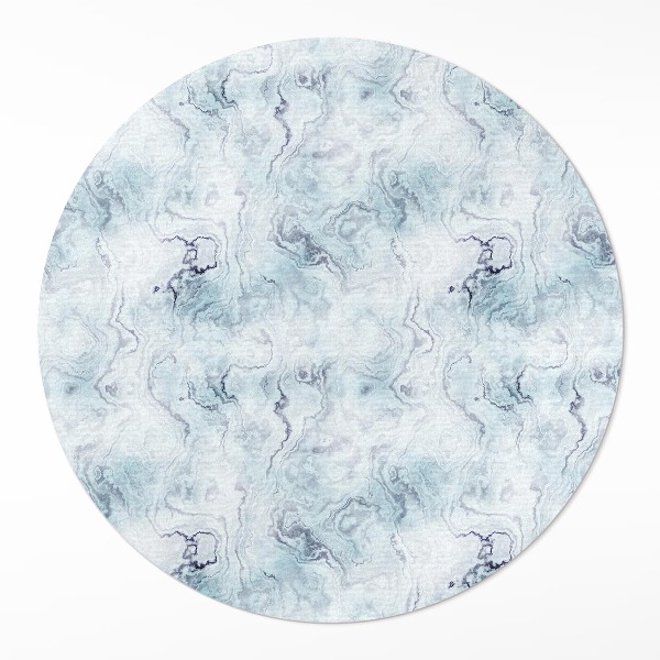 Kulatý vinylový koberec Rozlitý inkoust elegantní abstrakce