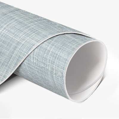 Kulatý vinylový koberec Textura lněné tkaniny abstrakce